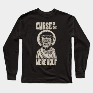 Werewolf Vintage Hallloween Long Sleeve T-Shirt